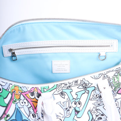 LV MONOGRAM COMICS KEEPALL BANDOULIERE 50 MULTICOLOR