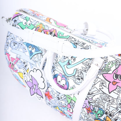 LV MONOGRAM COMICS KEEPALL BANDOULIERE 50 MULTICOLOR