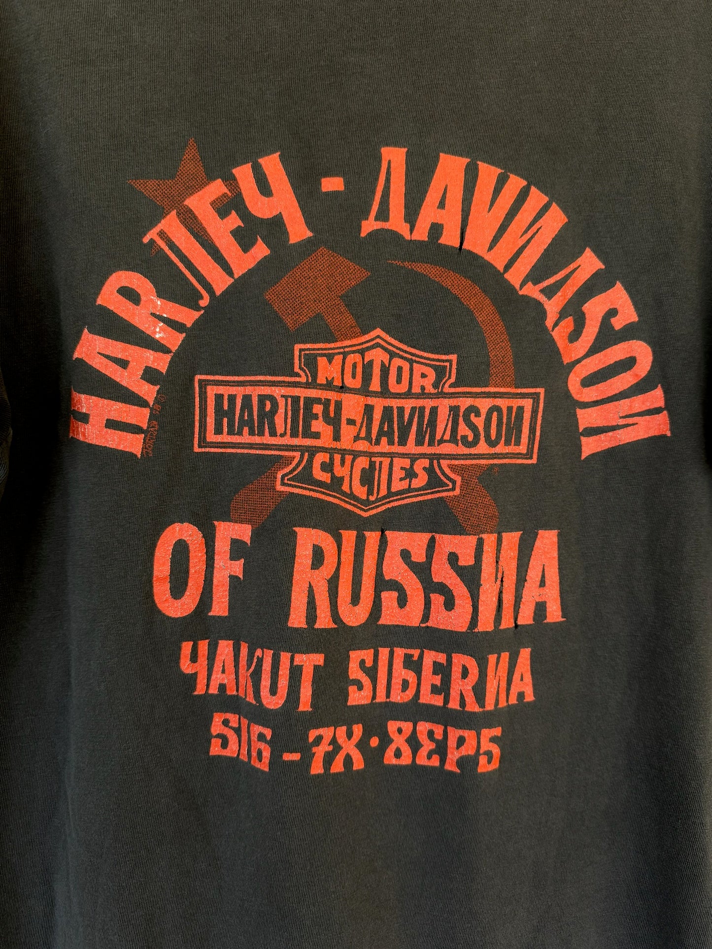 VINTAGE RUSSIA HARLEY TEE ARM & SICKLE