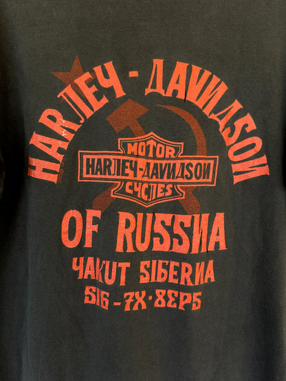VINTAGE RUSSIA HARLEY TEE ARM & SICKLE