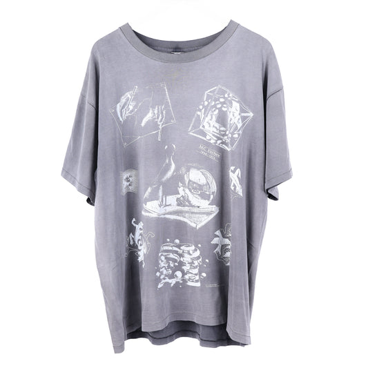 MC ESCHER FADED VINTAGE T-SHIRT