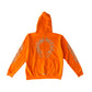 CHROME HEARTS ORANGE MIAMI MUSIC WEEK EXCLUSIVE HORSESHOE HOODIE