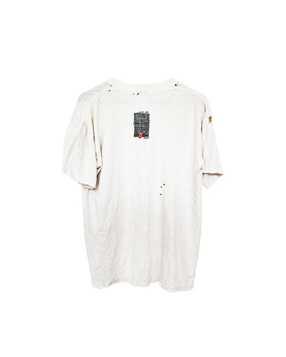 ROLLING STONES VOODOO LOUNGE 1994 THRASHED WHITE TEE