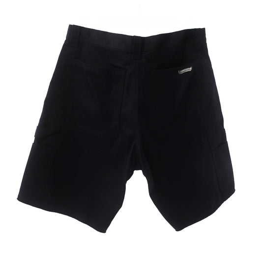 CHROME HEARTS BLACK CARPENTER SHORTS 36