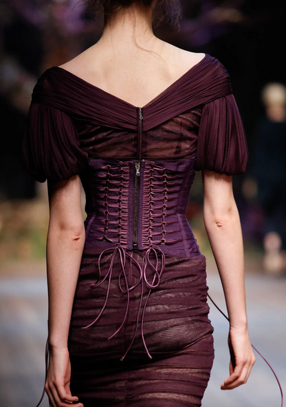 DOLCE & GABBANA 2014 LACE UP CORSET