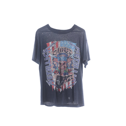 THRASHED FADED METALLICA X GUNS N ROSES VINTAGE TOUR TEE
