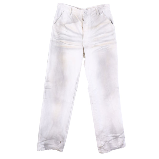 ALEXANDER DIGENOVA WHITE THRASHED PANTS