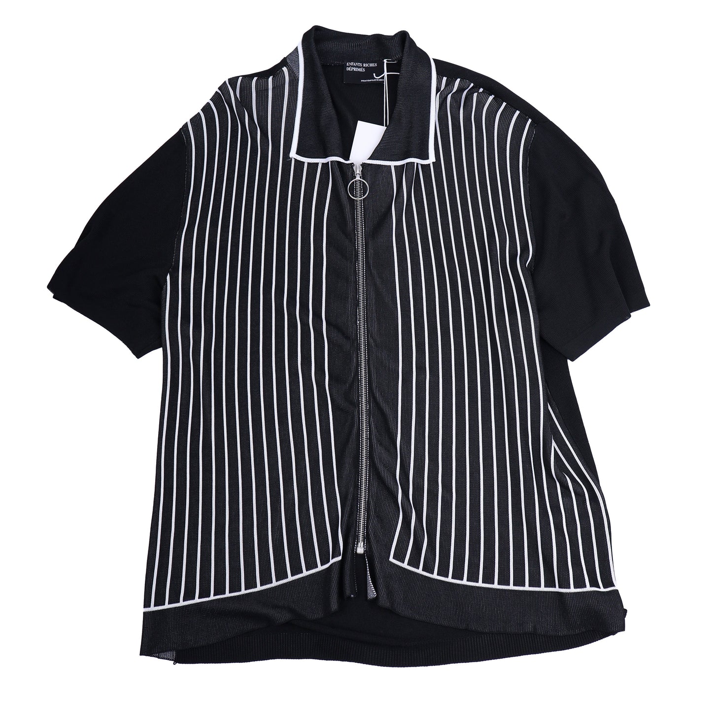 ERD PINSTRIPE POLO ZIP UP