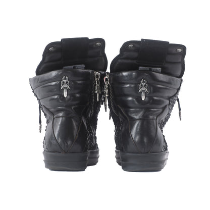 RICK OWENS x Chrome Hearts 1 OF 1 BLACK PYTHON GEOBASKET