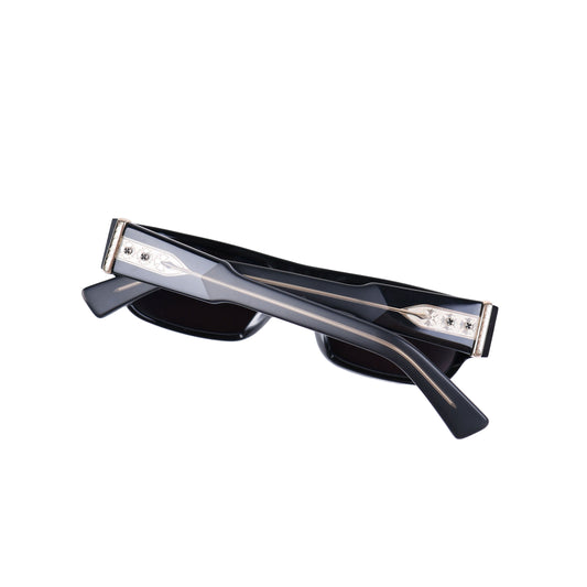 Chrome Hearts Tryvagagain Black/Gold Sunglasses