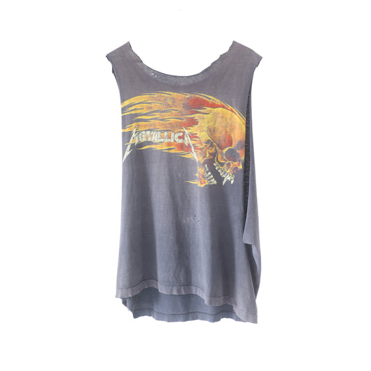 METALLICA THRASHED TANK TOP/MUSCLE TEE