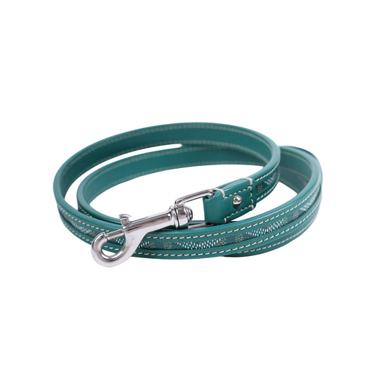 GOYARD GREEN DOG LEASH