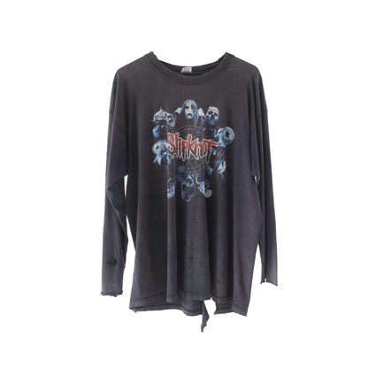VINTAGE THRASHED FADED SLIPKNOT TOUR TEE