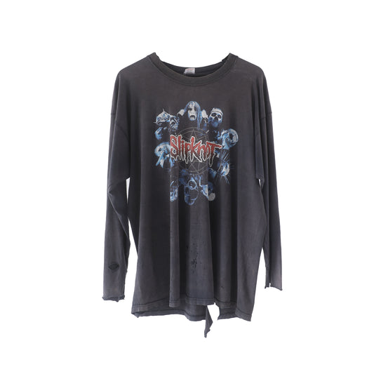 VINTAGE THRASHED FADED SLIPKNOT TOUR TEE