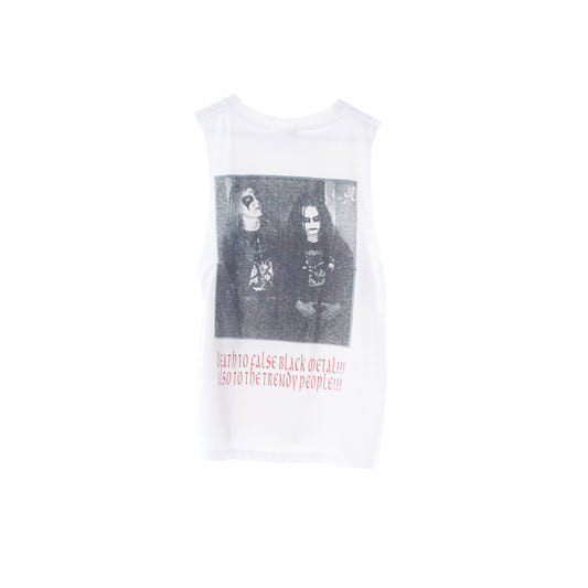 MAYHEM CUT OFF BLACK METAL TANK TOP