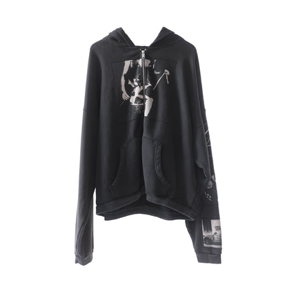 ENFANTS RICHES DEPRIMES ASPHYXIATION ASSEMBLAGE HOODIE XL