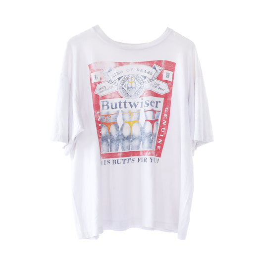 VINTAGE BUTTWEISER KING OF THE REARS THRASHED VINTAGE T