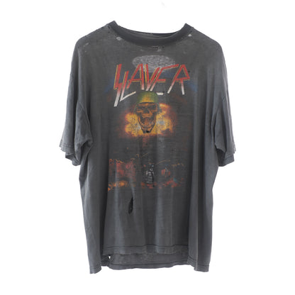 VINTAGE Thrashed Slayer Monsters of Rock Euro Tour T Shirt