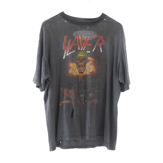 VINTAGE Thrashed Slayer Monsters of Rock Euro Tour T Shirt