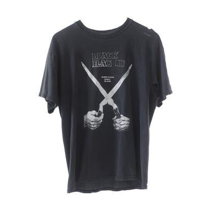 Black Flag 2000's Everything Went Black Faded Thrashed T-Shirt