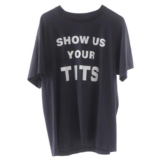 Vintage Show Us Your Tits Old Iron Gym T-Shirt