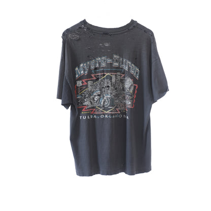 Vintage Thrashed Out Harley Davidson Shirt