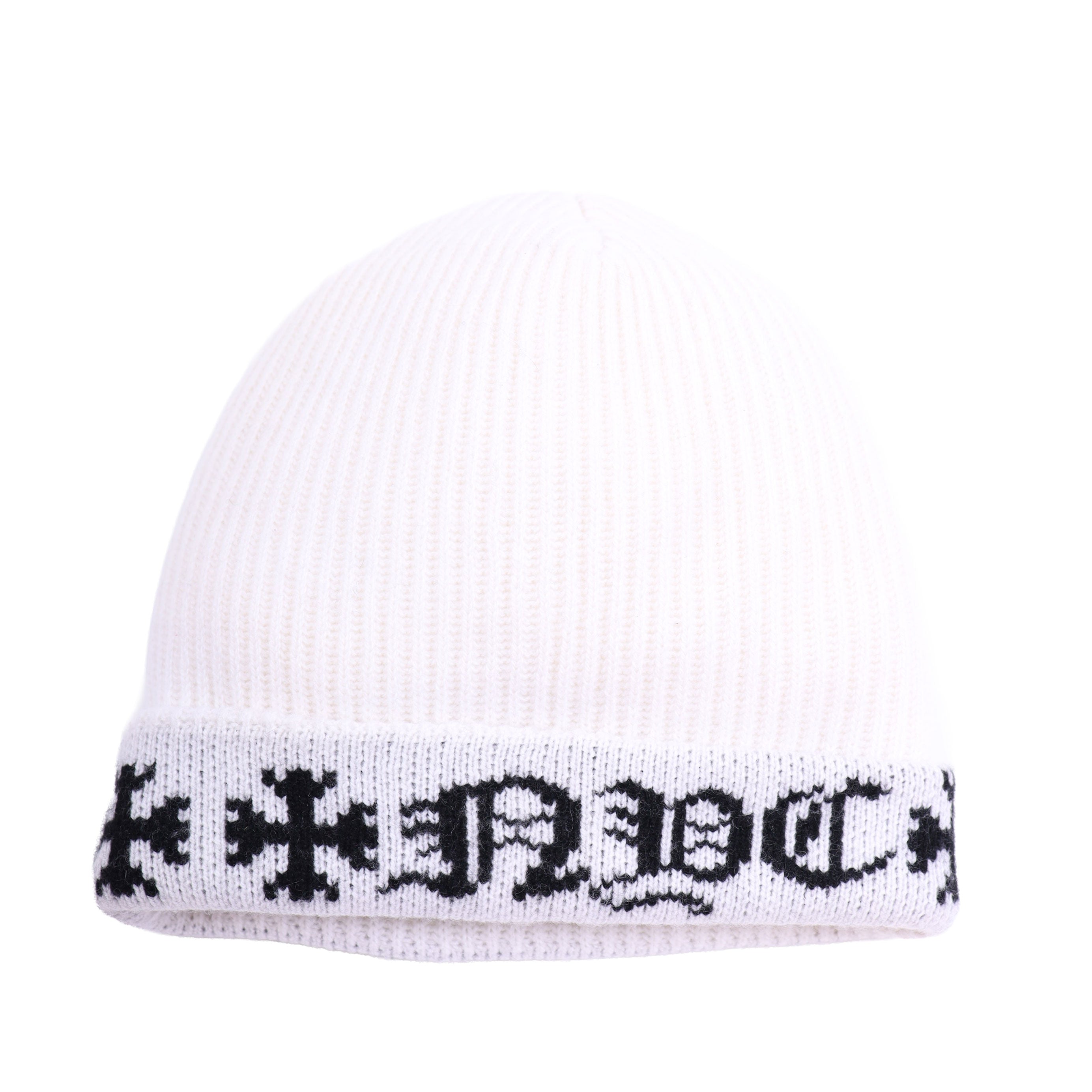 CHROME HEARTS BIG DADDY BEANIE NYC WHITE – Starchive