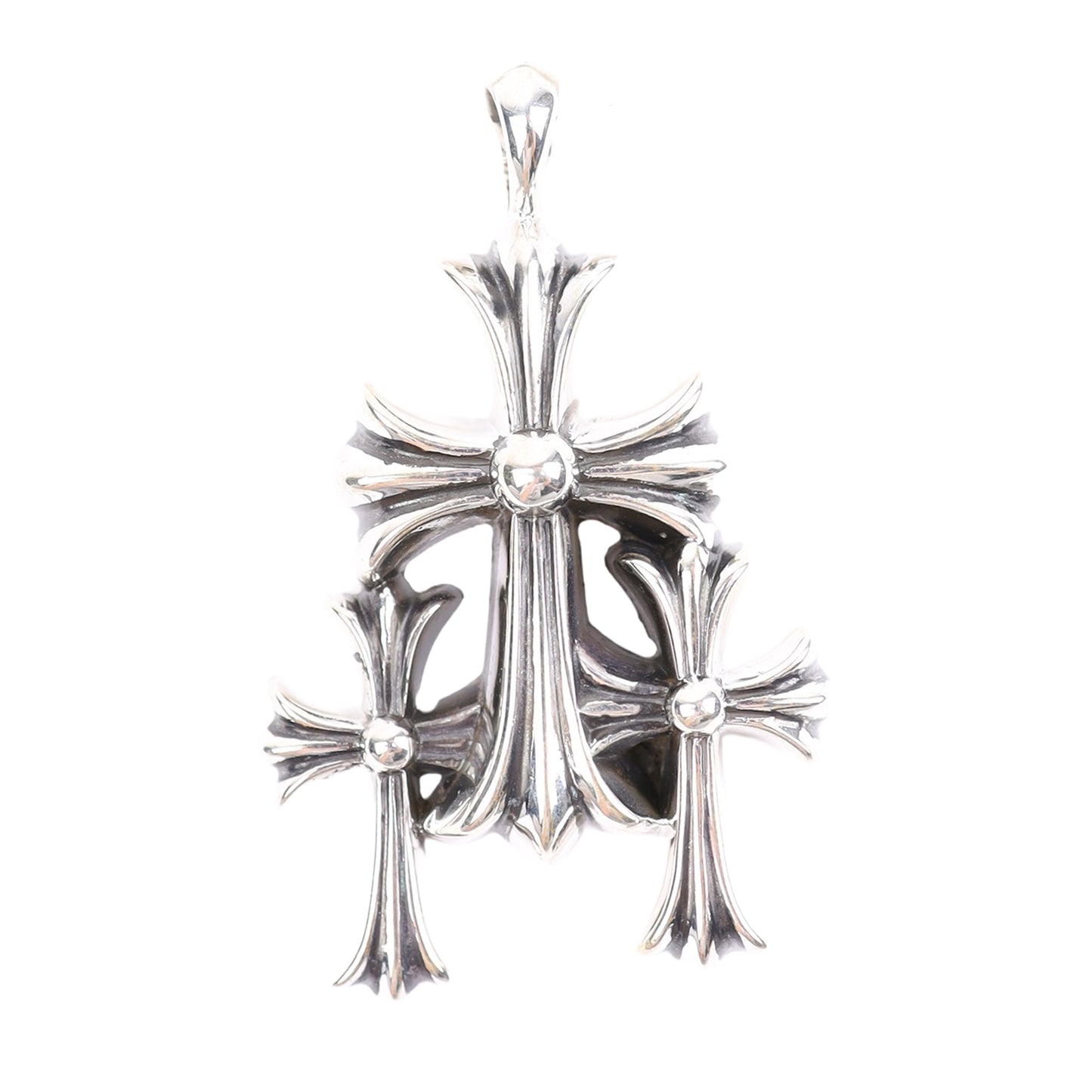 CHROME HEARTS TRIPLE CROSS PENDANT
