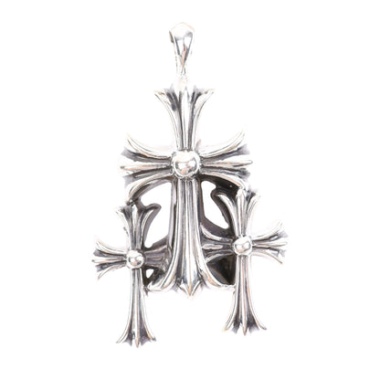 CHROME HEARTS TRIPLE CROSS PENDANT