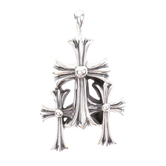 CHROME HEARTS TRIPLE CROSS PENDANT