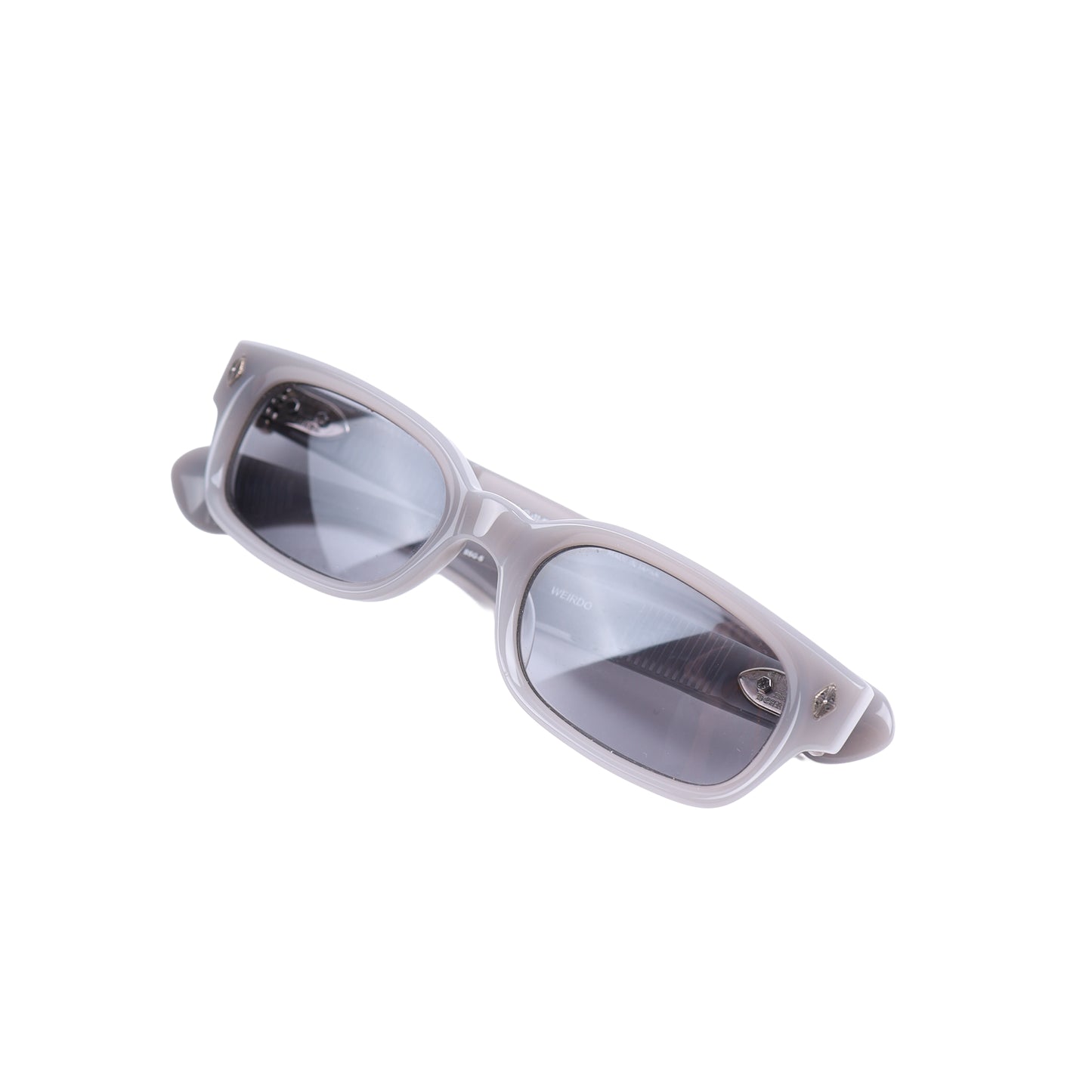 CHROME HEARTS GREY WEIRDO SUNGLASSES