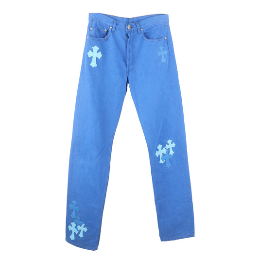 BLUE ON BLUE CROSS PATCH LEVI'S DENIM
