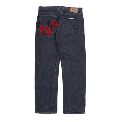 501 ST BARTHS PONY HAIR CROSS PATCH LEVI'S DENIM