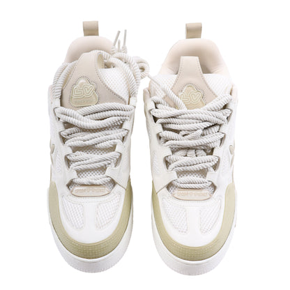 LOUIS VUITTON WHITE SKATER SNEAKERS SIZE LV 8