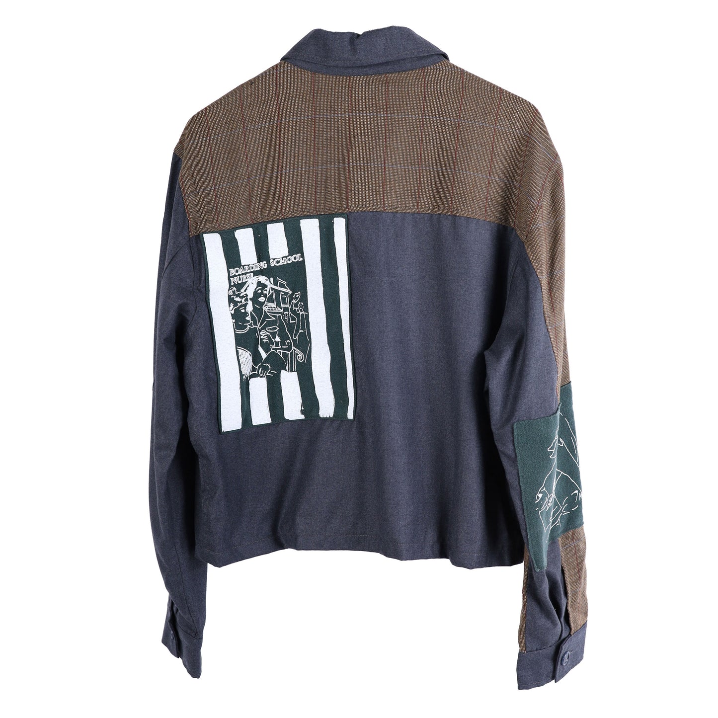 ERD BOARDING SCHOOL NURSE FW19 PANELLED ASSEMBLAGE JACKET