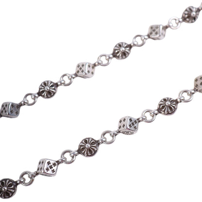 CHROME HEARTS DICE CROSS BALL WALLET CHAIN 26 LINK DOUBLE LOBSTER