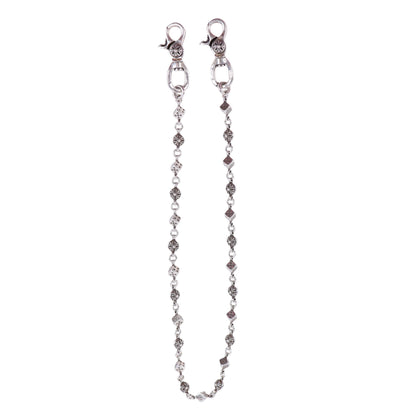 CHROME HEARTS DICE CROSS BALL WALLET CHAIN 26 LINK DOUBLE LOBSTER