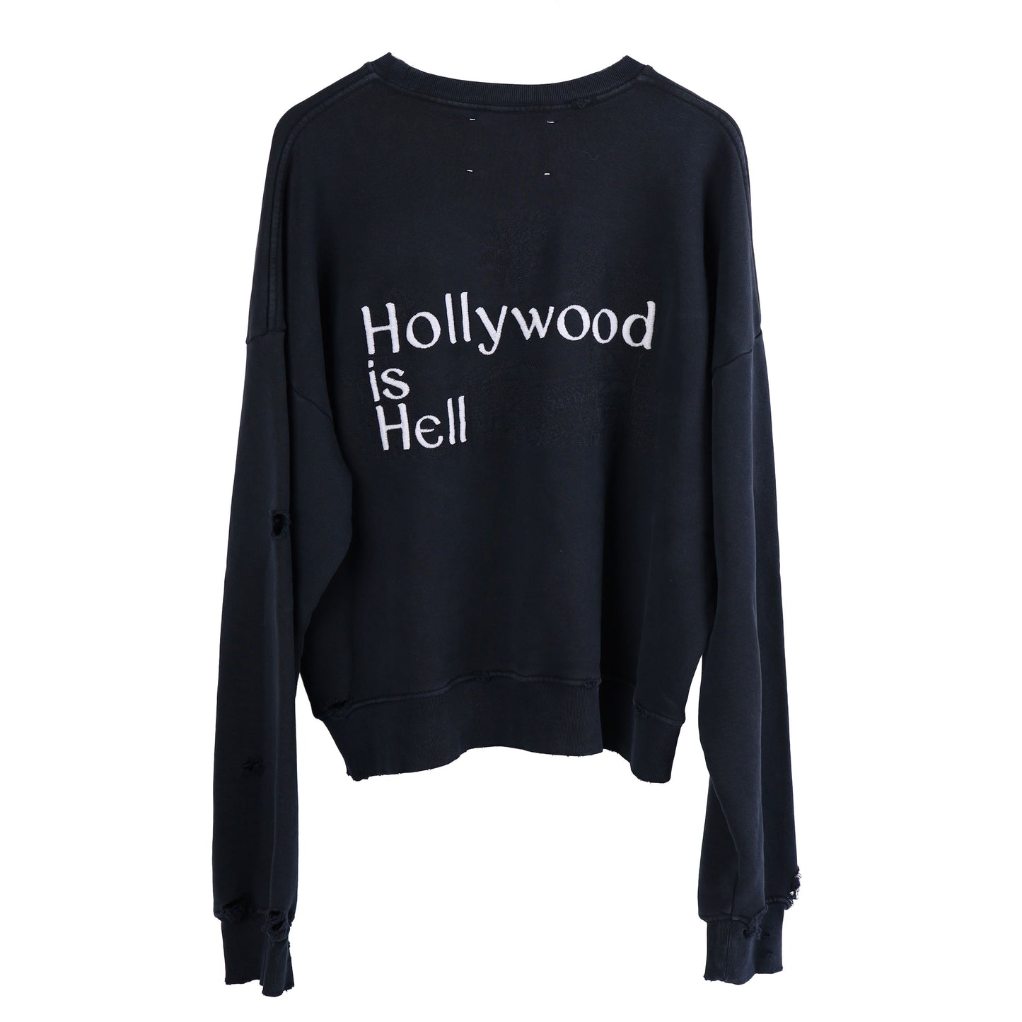 PALY HOLLYWOOD IS HELL CREWNECK SWEATER