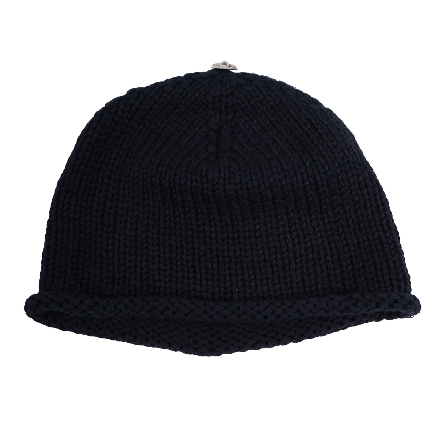 CHROME HEARTS BLACK CROSS PATCH BEANIE