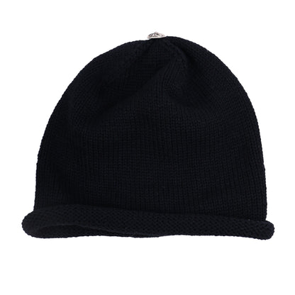CHROME HEARTS CROSS WEAVE CASHMERE BEANIE