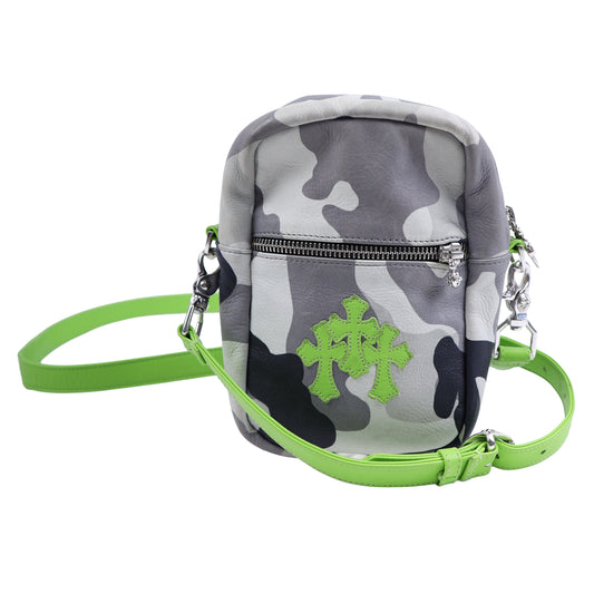 Chrome Hearts SNOW CAMO Green Cross Taka Bag