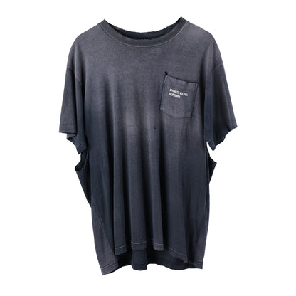 Thrashed Black ERD Pocket Tee