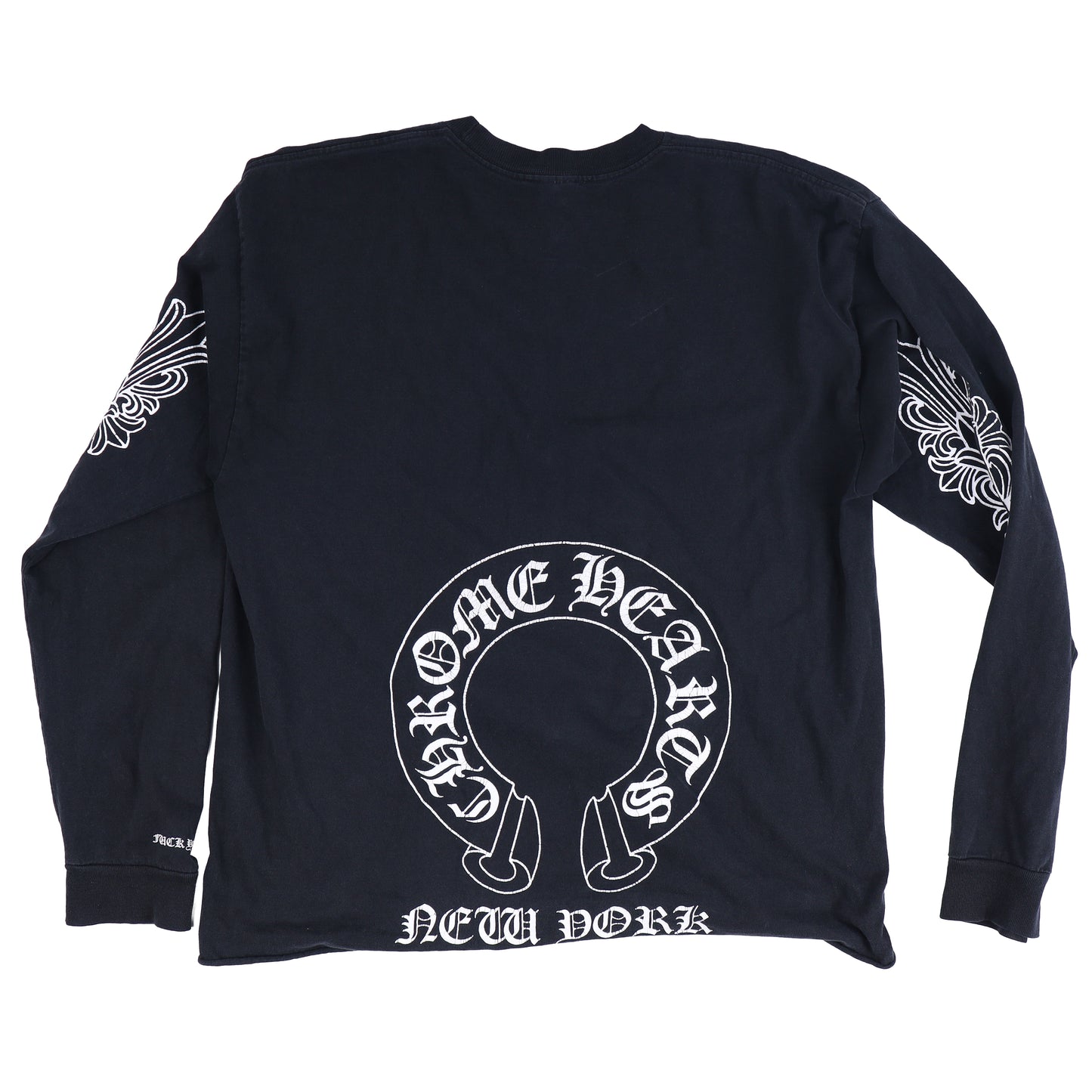SMOKED VINTAGE FLORAL SLEEVE NYC LONG SLEEVE T-SHIRT