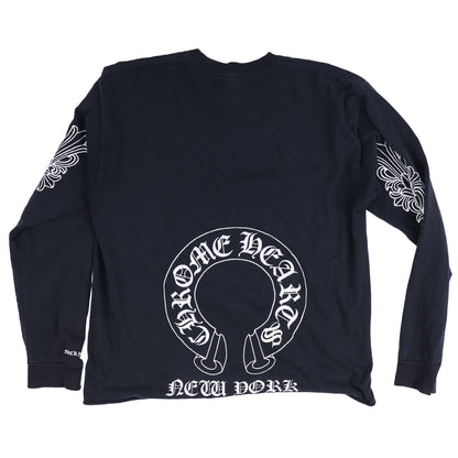 SMOKED VINTAGE FLORAL SLEEVE NYC LONG SLEEVE T-SHIRT