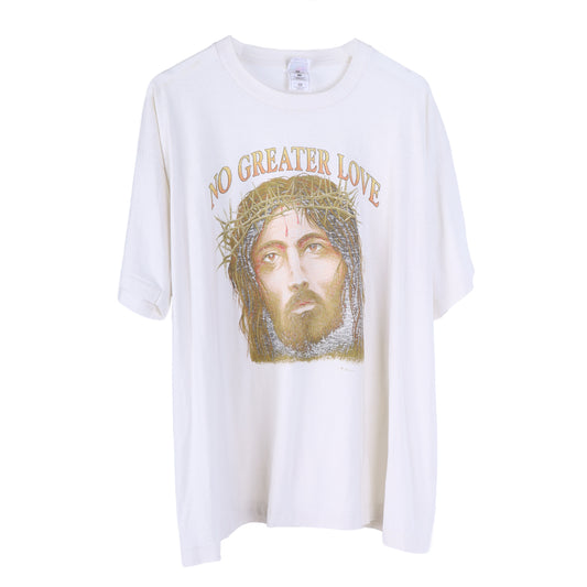 VINTAGE 'NO GREATER LOVE' JESUS TEE