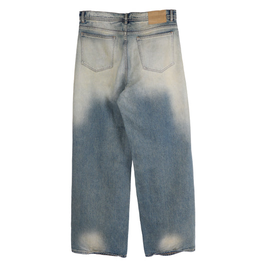 ERD LIGHT WASH BAGGY  DENIM SZ 36