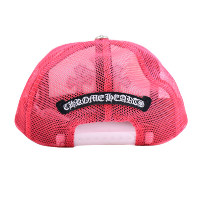 PINK TRIPLE CROSS CEMETERY TRUCKER HAT