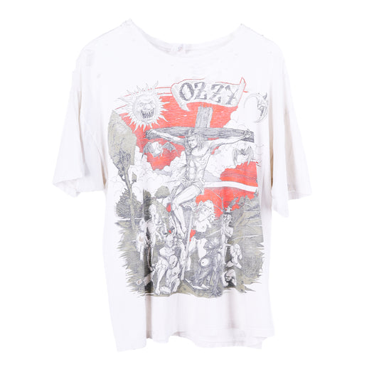 VINTAGE OZZY OSBOURNE THRASHED CRUCIFICTION T-SHIRT
