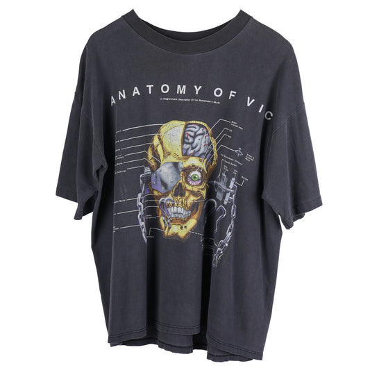 VINTAGE ANATOMY OF VIC RATTLEHEAD MEGADETH VINTAGE T-SHIRT
