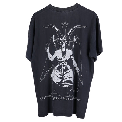VINTAGE BAPHOMET DARK THRONE FADED T-SHIRT